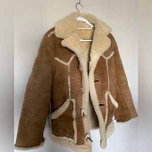 Vintage Suede and Shearling Jacket